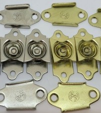 Swivel Mirror Mounting Brackets Polished Brass Nickel Angle Tilt Art Picture New Swivel Mirror Mounting Brackets Polished Brass Nickel Angle Tilt Art Picture New