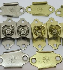 Swivel Mirror Mounting Brackets Polished Brass Nickel angle tilt art picture new