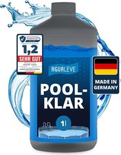 AGUALEVE® Poolklar 1l *NEU* | Kristallklar 2.0 Formel für perfektes Poolwasser