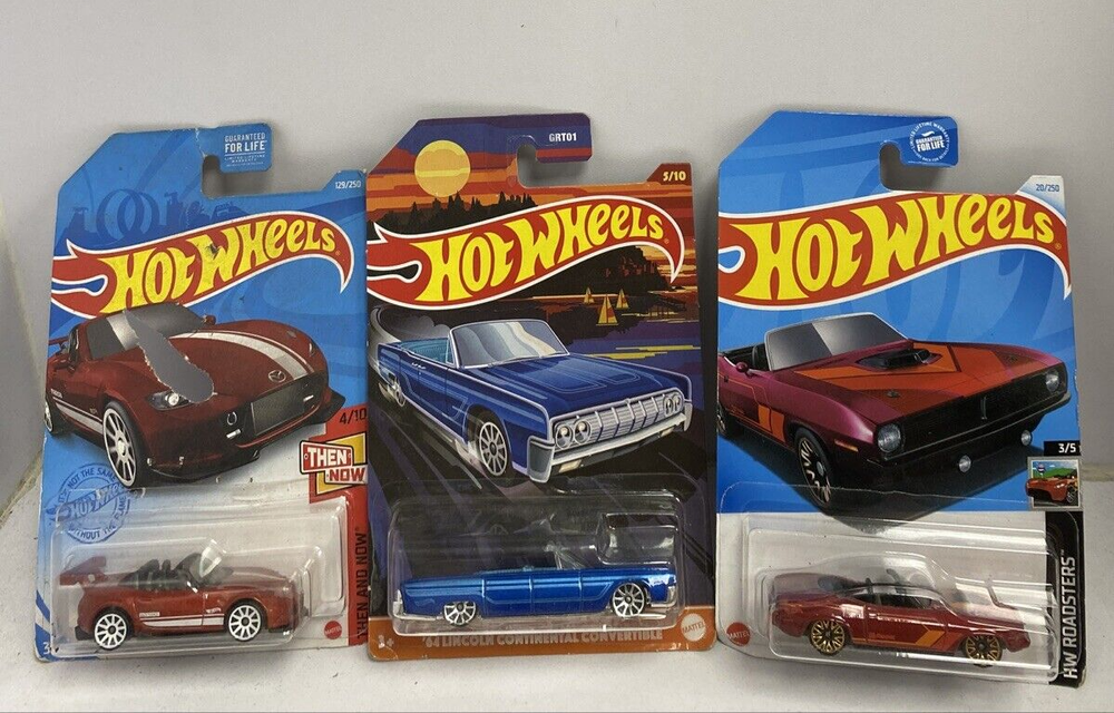 Hot Wheels Cars - Lot of 3