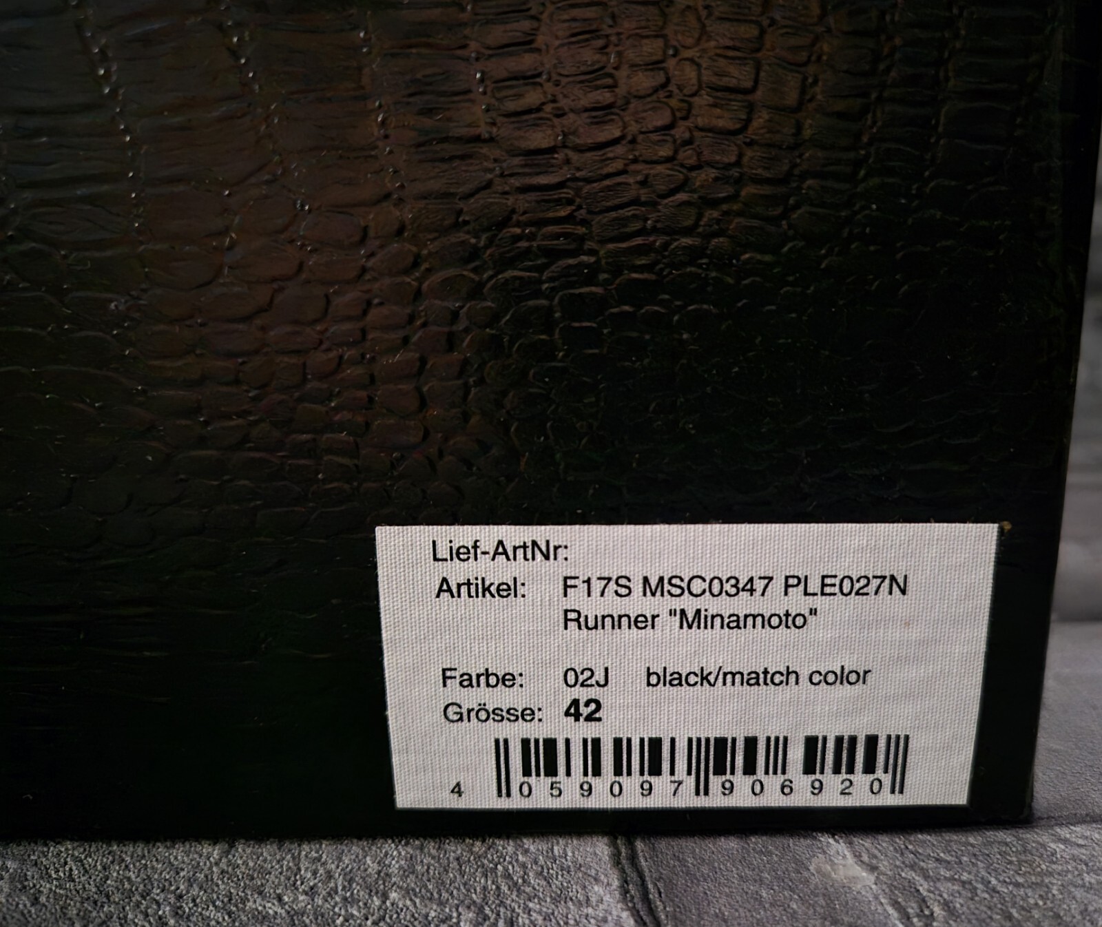 PHILIPP PLEIN RUNNER MINAMOTO / CROCODILE / 42 / NEW / image 7
