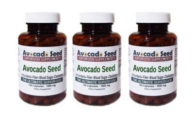360 Avocado Seed Powder Capsules- Digestion,Blood Sugar,Cholesterol,Gut Bacteria