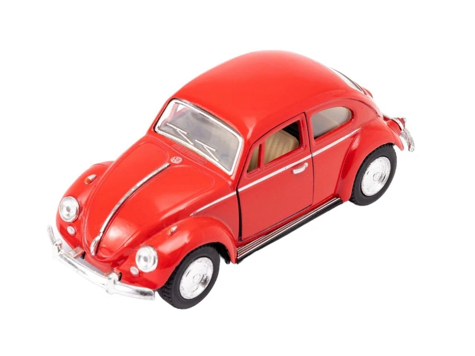 Modellino Auto 1967 Classical Beetle. Auto Giocattolo 1:32 con Porte Apribili. - Immagine 3 di 4