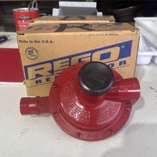 Rego LV4403B4 LP Gas Regulator for Propane Red USA Made high pressure