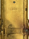 Art Nouveau Russell & Erwin Brass Door Finger Push Plate Victorian 13” Vintage — photo 4