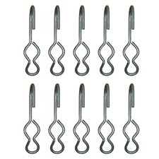 Ten New S-J Style End Hooks For Tarping & Tie-Down Applications Non Slip Design