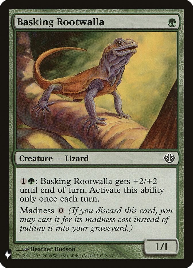 Basking Rootwalla The List Reprints Regular