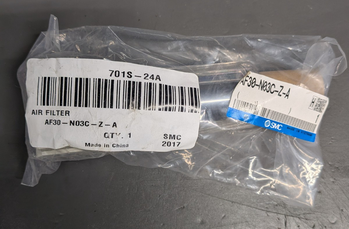 SMC AF30-N03C-Z-A 5 Micron air filter 3/8" NPT connections