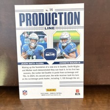 2025 Panini Donruss #14 Jaxon Smith-Njigba Kenneth Walker III Seahawks