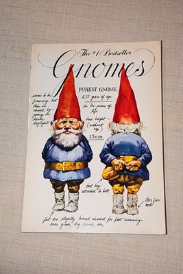 Gnomes by Wil Huygen and Rien Poortvliet 1St Edition Paperback 1979 Very Rare