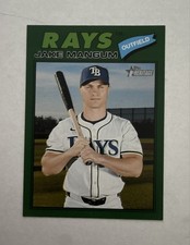 2026 Topps Heritage - Jake Mangum #227 Dark Green Border