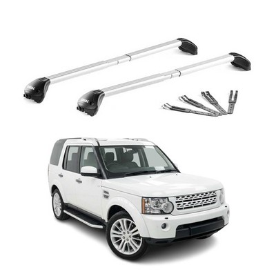 Dachträger für Land Rover Discovery LR3 L319 2004-2009 100kg Alu Silber 2x ABE