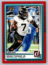 💎2025 Donruss Football Press Proofs Red #3 Brian Thomas Jr. - Jaguars💎