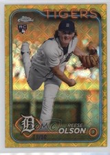 2024 Topps Chrome Logofractor Edition Gold Refractor 1/50 Reese Olson #40 0tx