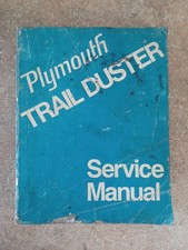 74 Plymouth Trailduster Service Manual. Fair Used Condition