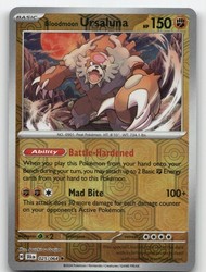 Bloodmoon Ursaluna 025/064 Shrouded Fable Reverse Holo Rare