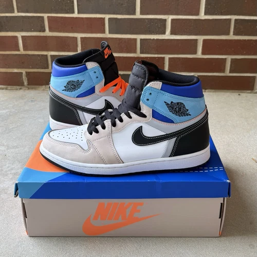 Nike Air Jordan 1 High Prototype Retro OG DC6515-100 White Multi Größe 11