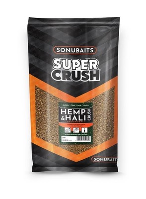 Sonubaits SuperCrush | Hemp & Hali Crush - 2kg | Premium Grundfutter Feeder