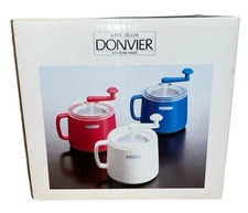 Donvier Manual Ice Cream Maker, 1 Pint , White New Harry And David