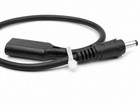 6" USB-C Female to DC 5.5mm x 2.1mm Male Barrel Power Adapter Cable Black — photo 2