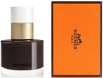 HERMÈS Les Mains Hermes Nail Enamel #95 BRUN BISTRE, NIB 100