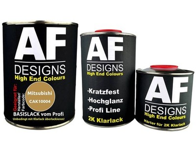 FÜR Mitsubishi CAK10004 Gold Rush Metallic 2,5L Autolack Set Klarlack Härter