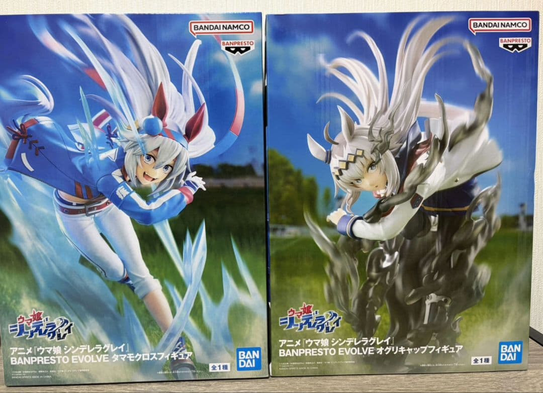 New Uma Musume Cinderella Gray BANPRESTO EVOLVE Oguri Cap & Tamamo Cross Figure
