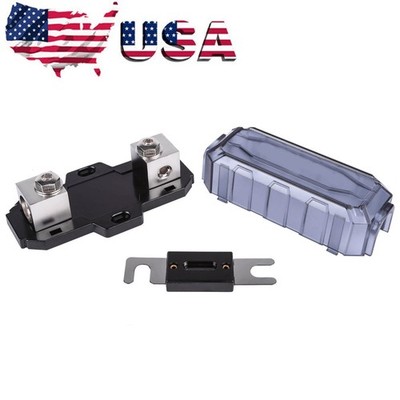 NEW 1/0 OR 4 GAUGE 300 AMP INLINE ANL FUSE HOLDER - WITH 300 ANL FUSE US  