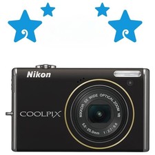 Nikon COOLPIX S640 Digital Camera 12.2 MP 5x Optical Zoom with Accessories Black