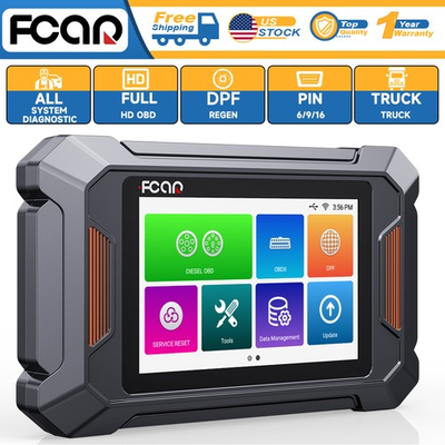 #ad #ad Fcar F802 Pro Heavy Duty Diesel Scanner DPF Regen for All Truck Systems $374.99