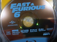 Fast  Furious 6 Blu Ray DISC ONLY 
