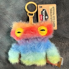 2025 Fuggler Funny Ugly Monster Keychain clip Wide Eyed Weirdo TIE DIE Rainbow