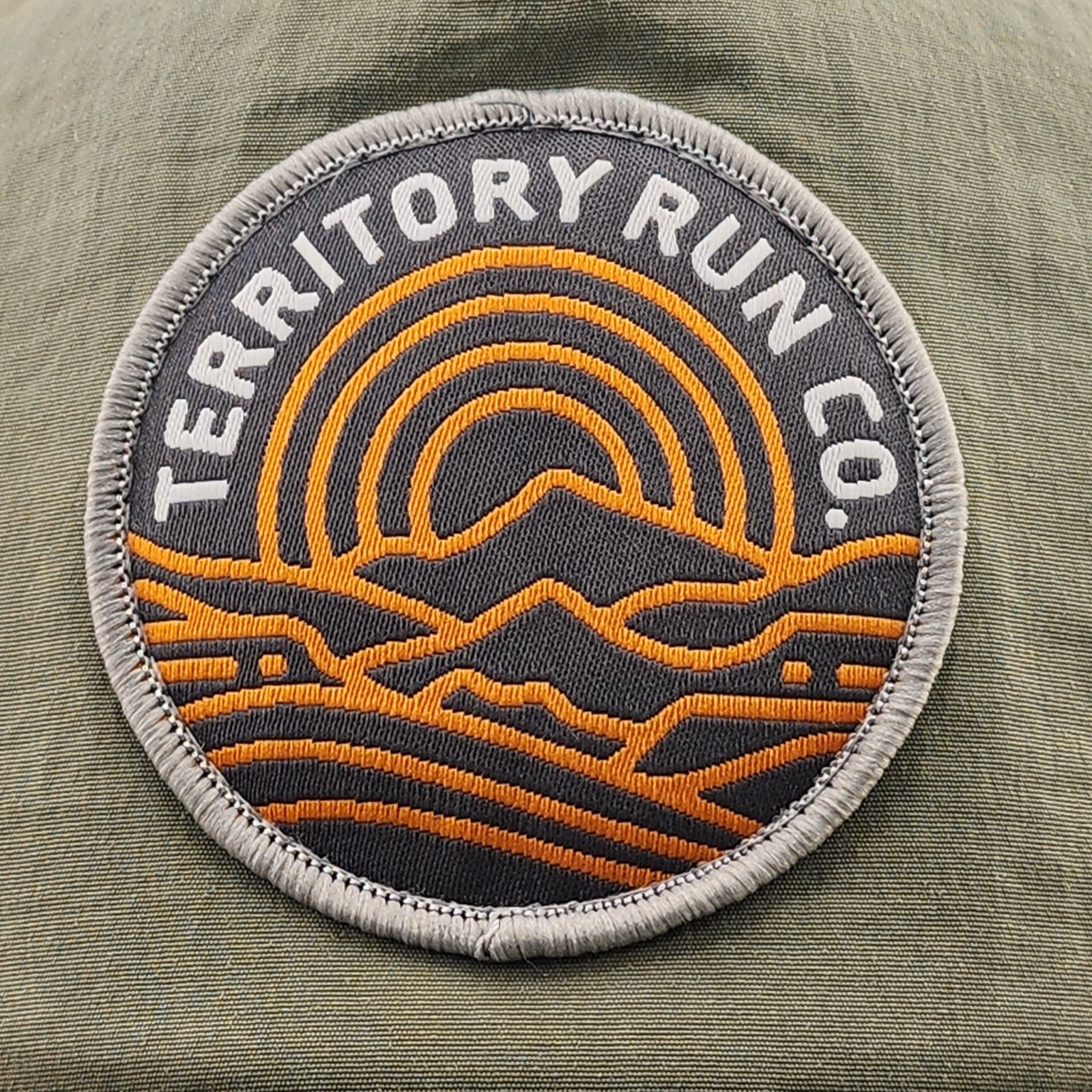 Territory Run Co Hat Cap, Circle Patch, Polyester… - image 7