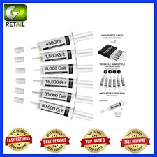 Diamond Polishing Compound Kit for Glass, Metal  Jewelry   80,000 Grit