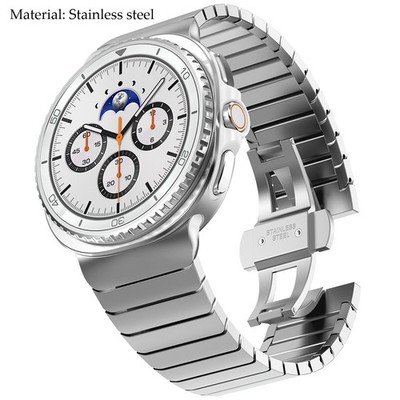 Titanium Strap For Galaxy Watch 8 40mm 44mm/8 Classic 46mm Stainless Steel Band