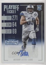2016 Panini Contenders Playoff Ticket 36/49 Anthony Zettel #198 Auto 0bd