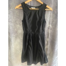 American Eagle Outfitters Black Lace Back Sleeveless Fit Flare Mini Dress 00