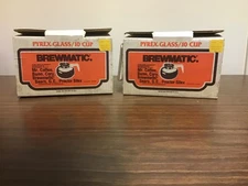 Two Brand New Vintage Pyrex 10 Cup Brewmatic Replacement Carafes