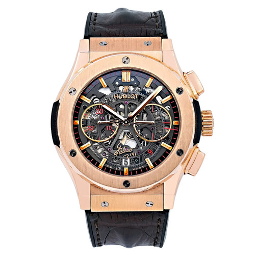 Hublot Classic Aerofusion Clear Skeleton 45 mm Rose Gold - 525...