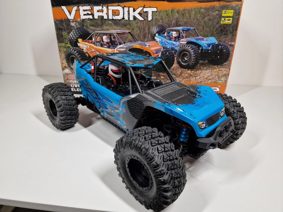 HSP Verdikt-S Rc Rock Racer 1:8 4WD Brushless 2.4Ghz Desert Truck RTR Offroad - Bild 3 von 4