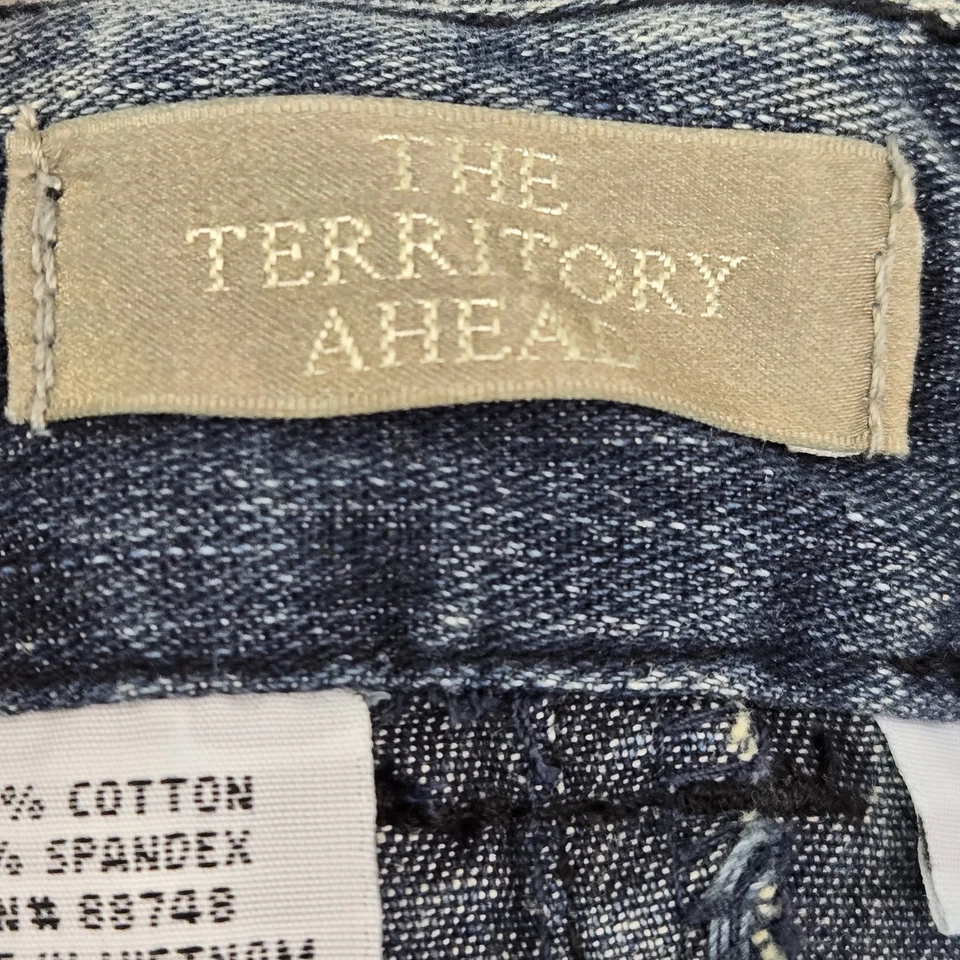 Falda midi de skate The Territory Ahead para mujer L azul denim Foto 3 de 4