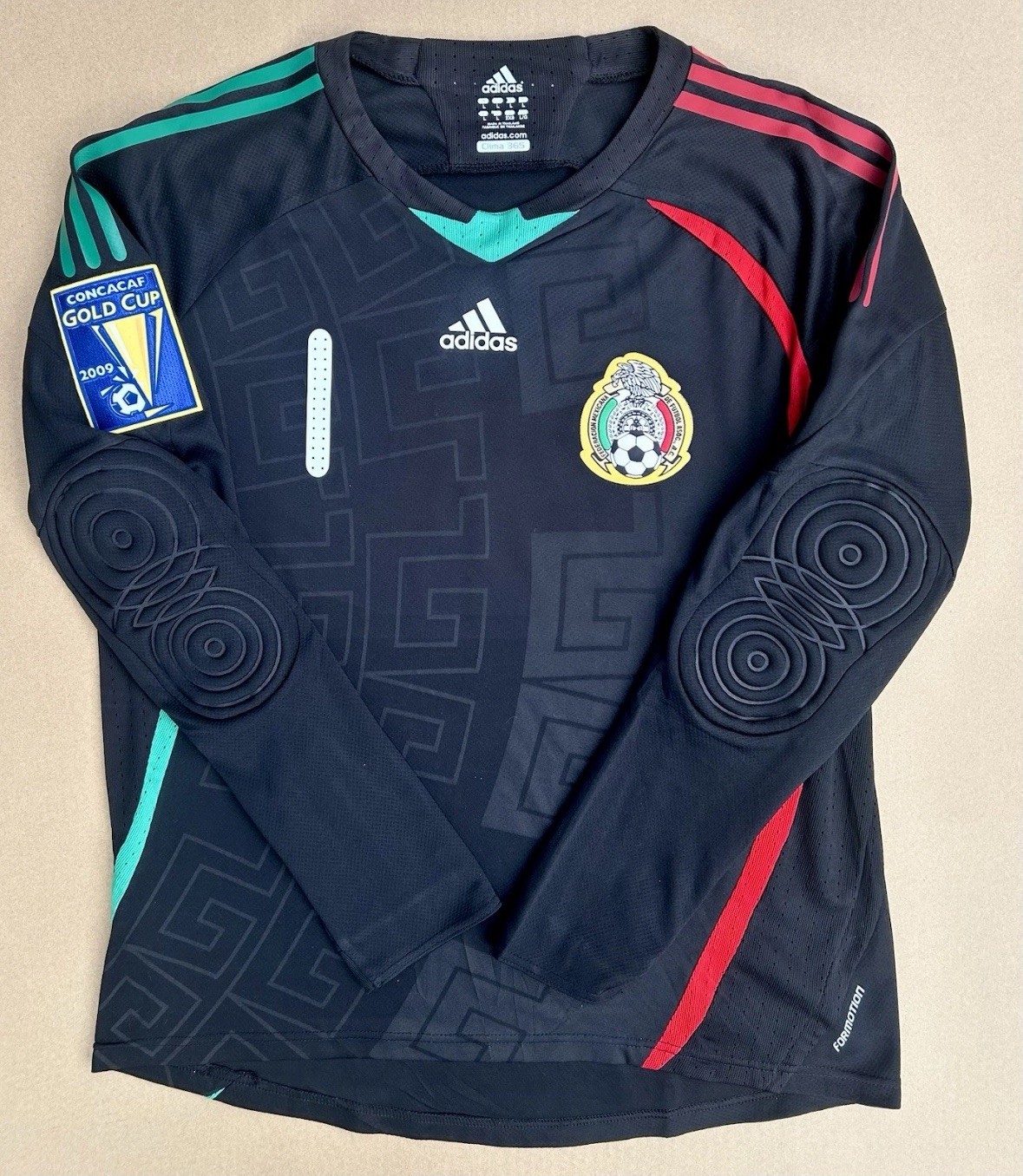 Adidas Mexico 08/09 Player Issue/Utileria Jersey Guillermo Ochoa size L 
