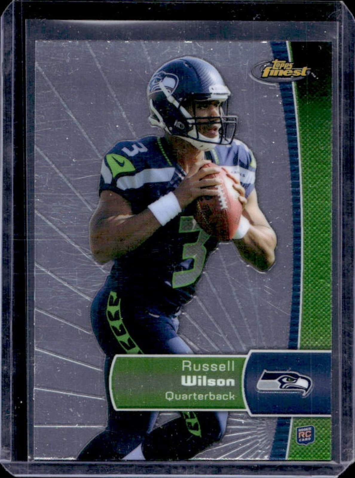 2012 Finest Russell Wilson RC Rookie #140 Seahawks