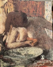 christies auction catalog Impressionist And Modern Paintings 1991