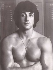 SYLVESTER STALLONE Torse Nu Période Rocky Vintage Film Photography Argentique
