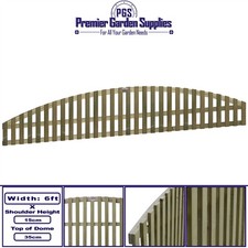 6ft x 0.5ft Premier Florence Wooden Trellis Fence Panel Topper Screen