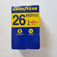 Goodyear 48mm Presta Valve Bicycle Tube, 26 x 2.1-2.4 NEW