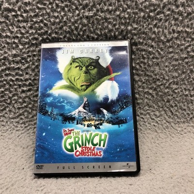 Dr. Seuss' How The Grinch Stole Christmas DVD 2000 Collector's Ed Jim Carrey
