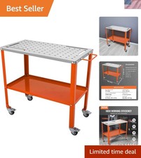 Professional-grade 36 X 18 Steel Welding Table With Easy-move Lockable Casters