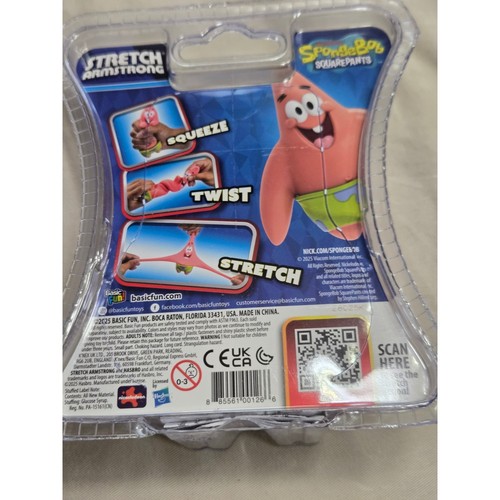 SpongeBob SquarePants Patrick Star Mini Stretch Armstrong Figure Basic Fun 2023 - Afbeelding 3 van 4